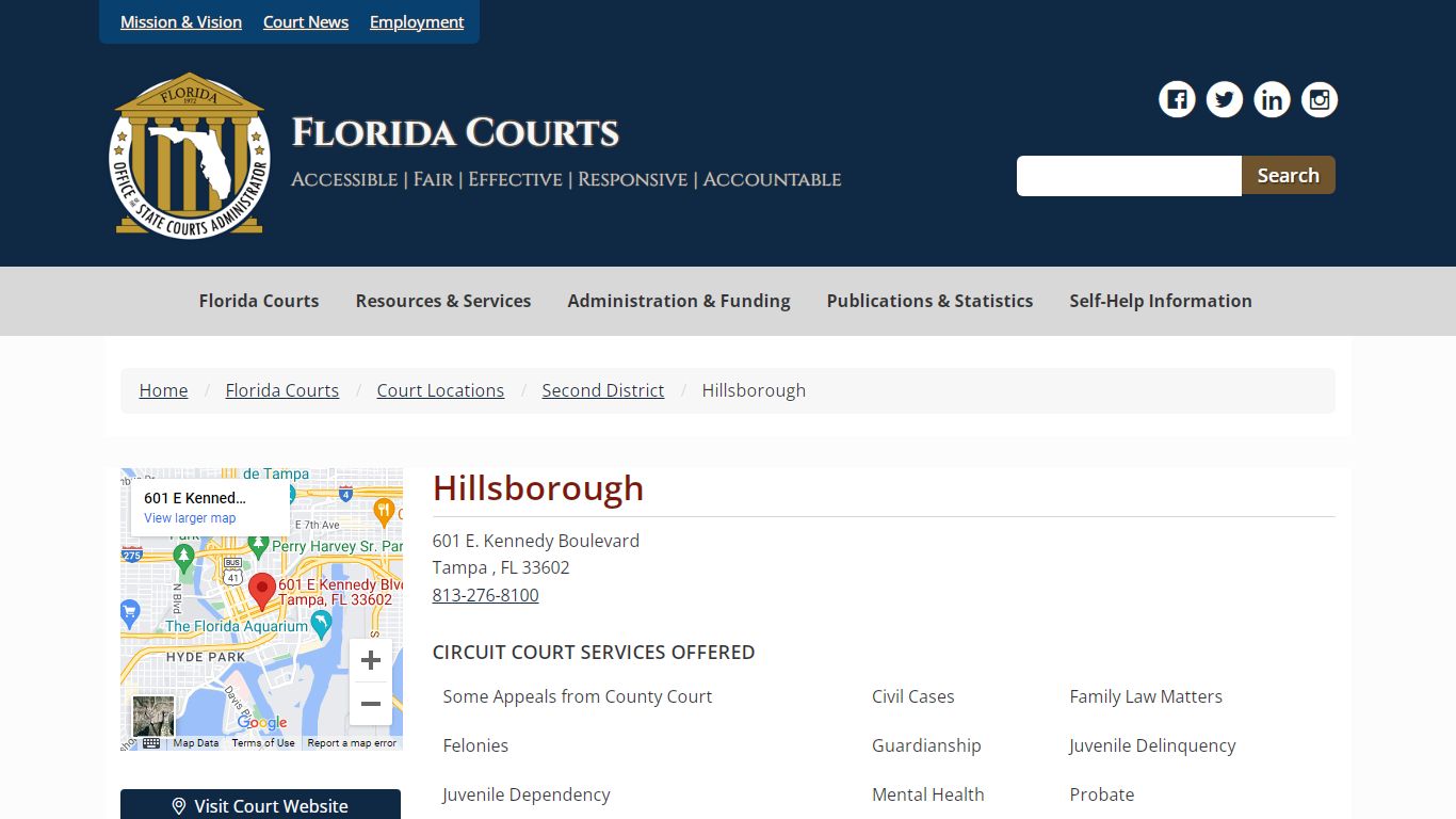 Hillsborough - Florida Courts